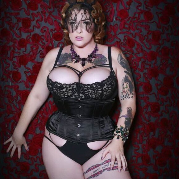 NWT 2X TIGHT LACING DAY OF DEAD SKULL CORSET - Picture 6 of 16